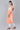 Peach Round Neck Printed kurta