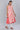 Pink Round Neck Printed kurta