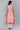 Pink Round Neck Printed kurta