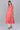 Pink Round Neck Printed kurta