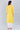 Yellow Round Neck Printed kurta