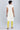 White Round Neck Printed kurta