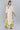 White Mandarin Neck Printed kurta