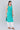 Teal Green Round Neck Solid kurta