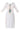 White Round Neck Solid kurta