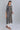 Grey Round Neck Printed kurta