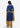 Blue Printed Round Neck kurta