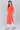 Red Round Neck Front Slit kurta