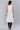 White Mandarin Neck Printed kurta