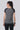 Black Round Neck Checkered Top