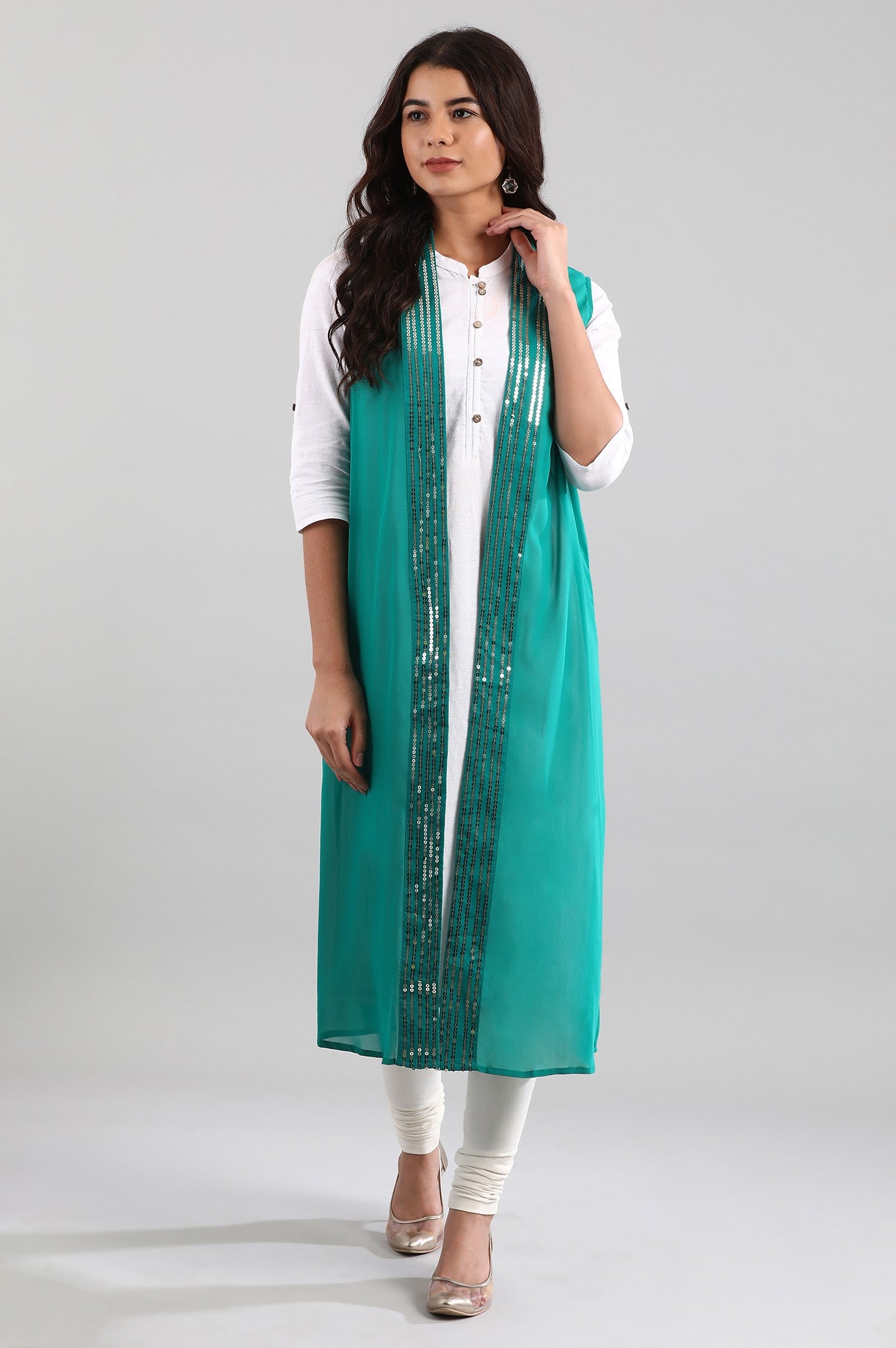 Green kurta