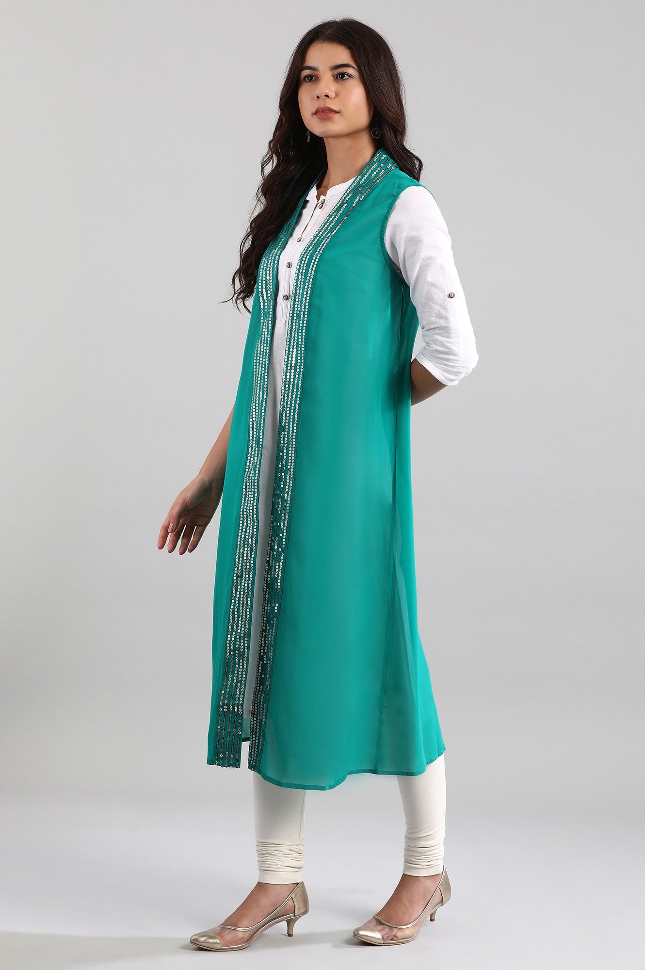 Green kurta