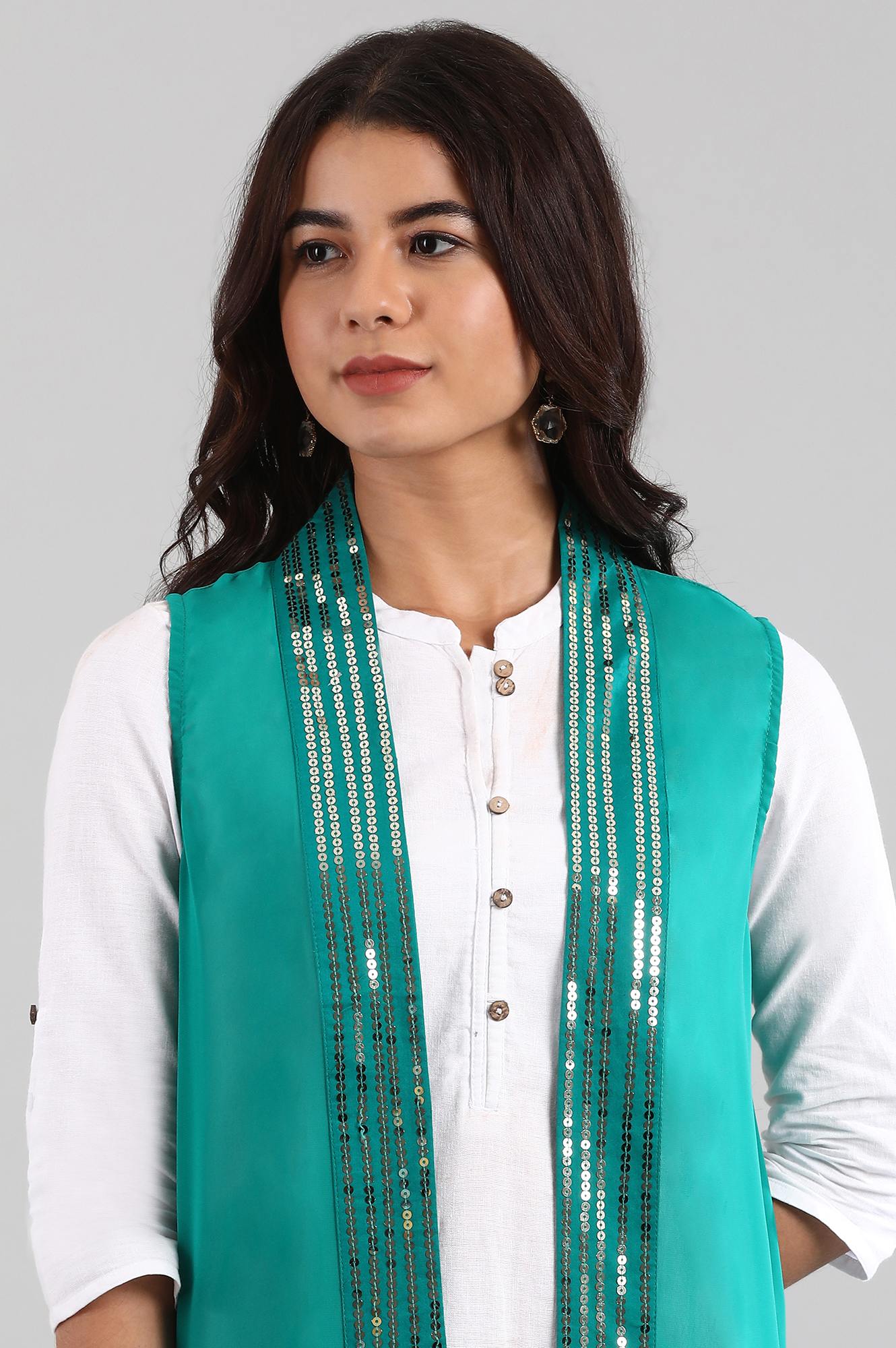 Green kurta