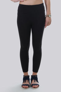 Black Solid Tights
