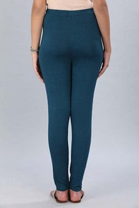 Blue Solid Tights