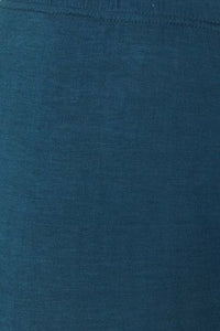 Blue Solid Tights