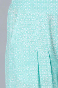 Blue Printed Culottes