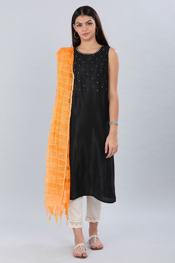 Yellow Tasselled Dupatta