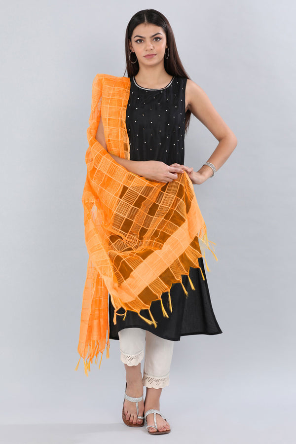 Yellow Tasselled Dupatta