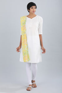 Yellow Printed Stole