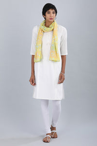 Yellow Printed Stole