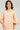 Orange Round Neck Yarn-dyed kurta