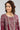 Pink Round Neck Printed kurta