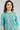Blue Band Collar Printed kurta