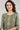 Green Round Neck Printed kurta