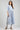 Blue Band Collar Printed kurta