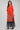 Red Band Collar Printed kurta