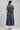 Blue V-Neck Yarn-dyed kurta