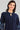 Blue Band Collar Yarn-dyed kurta