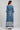 Blue Round Neck Flared kurta