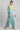 Blue Band Collar Printed kurta