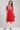 Red Band Collar Yarn-dyed kurta