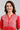 Red Band Collar Yarn-dyed kurta