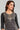 Grey Round Neck Printed kurta