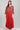 Red Round Neck Printed Dress
