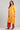 Yellow Round Neck Printed kurta