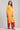 Yellow Round Neck Printed kurta
