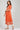 Orange Yarn-dyed kurta