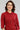 Red Collar Yarn-dyed kurta