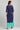 Blue Round Neck Printed kurta