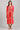 Red Round Neck Printed kurta