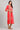 Red Round Neck Printed kurta