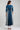 Blue Band Collar Printed kurta