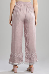 Grey Printed Palazzos