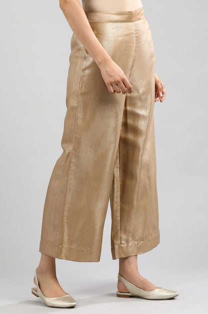 Golden Solid Palazzos