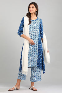 Blue Printed Palazzos